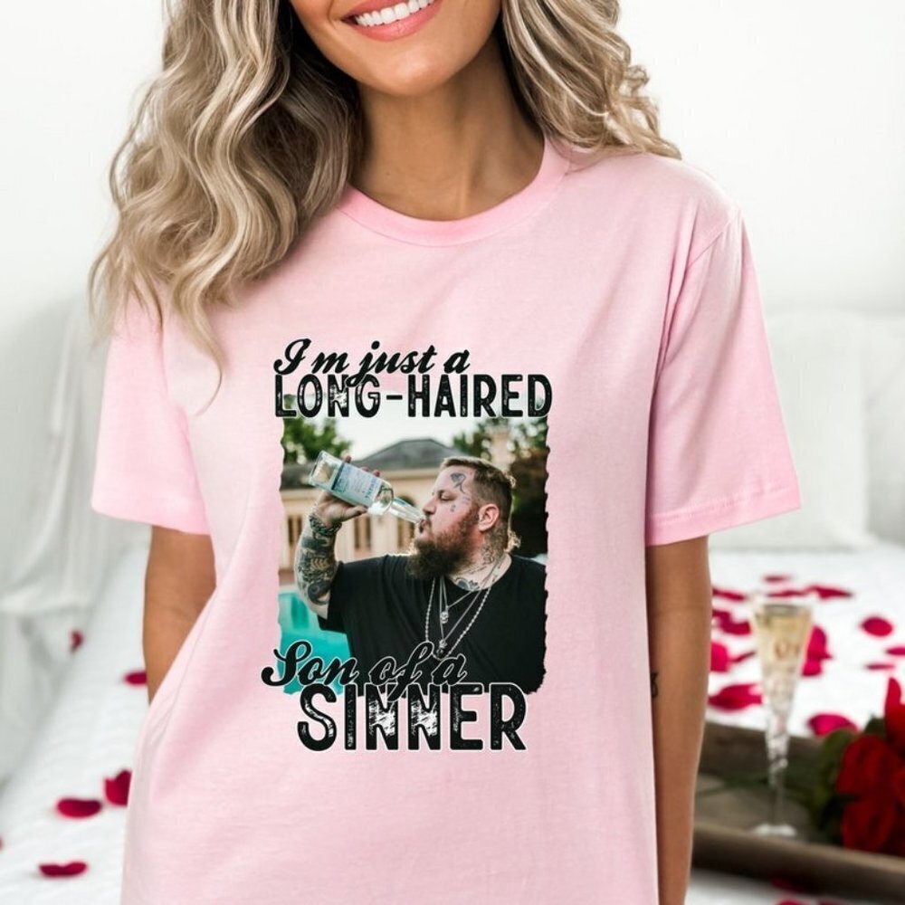 Jelly Roll American Rock Singer Tshirt Son Of A Sinner Shirt Western Shirt